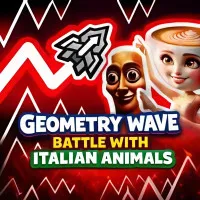 Play Geometry Wave: Battle with Italian Animals now!