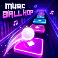 Music Ball Hop - free online game