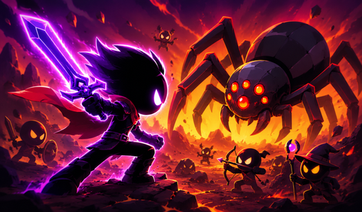 PLay Stick Hero: Battle Legacy now!